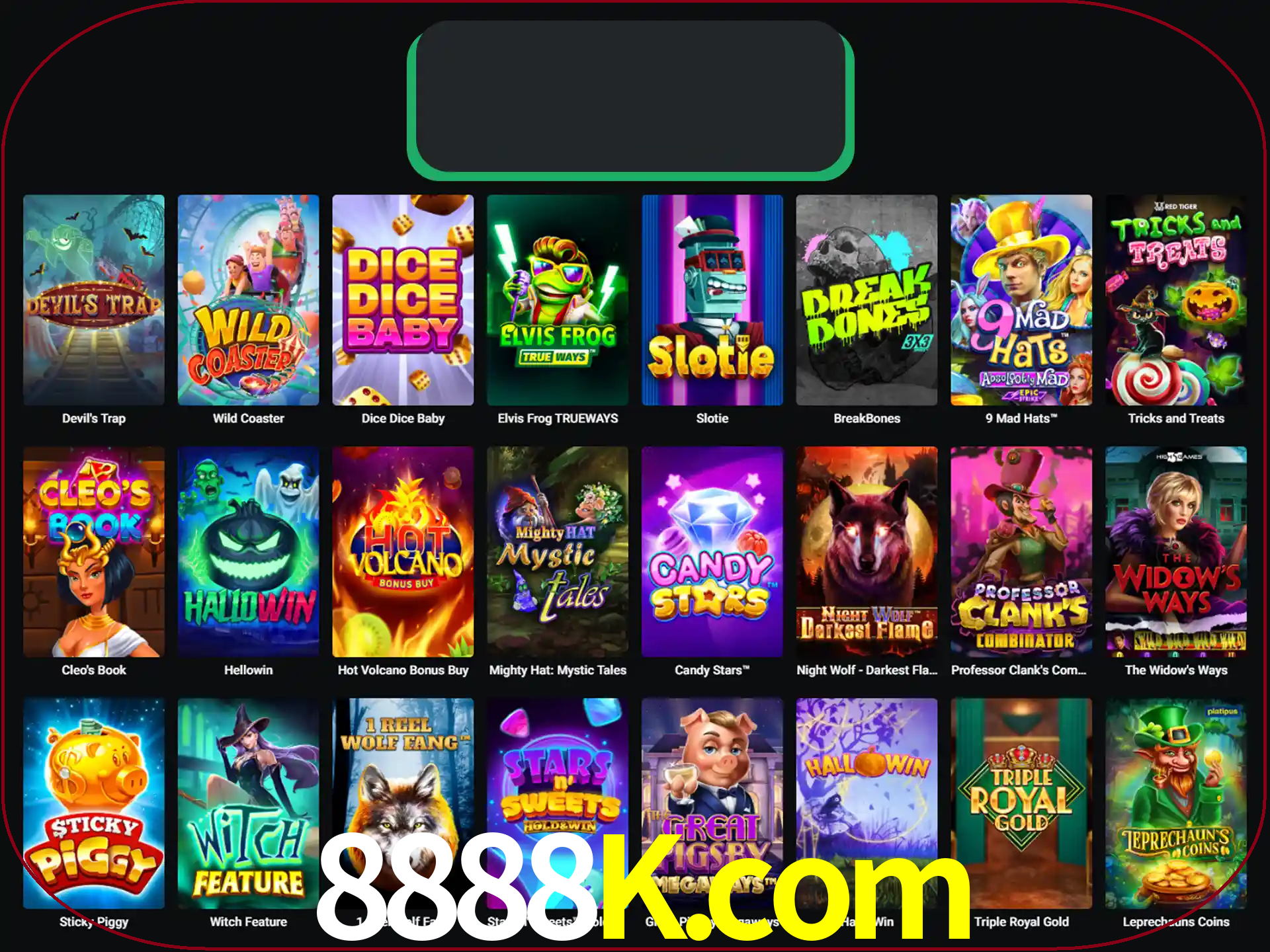 Procure por seus amados jogos de slot.
